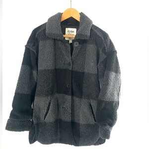 Dylan Jacket Los Angeles Faux Fur Plaid Jacket Sz. XS